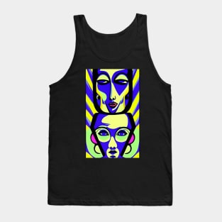 Transparent Apparition of Unconscious Morphism Tank Top